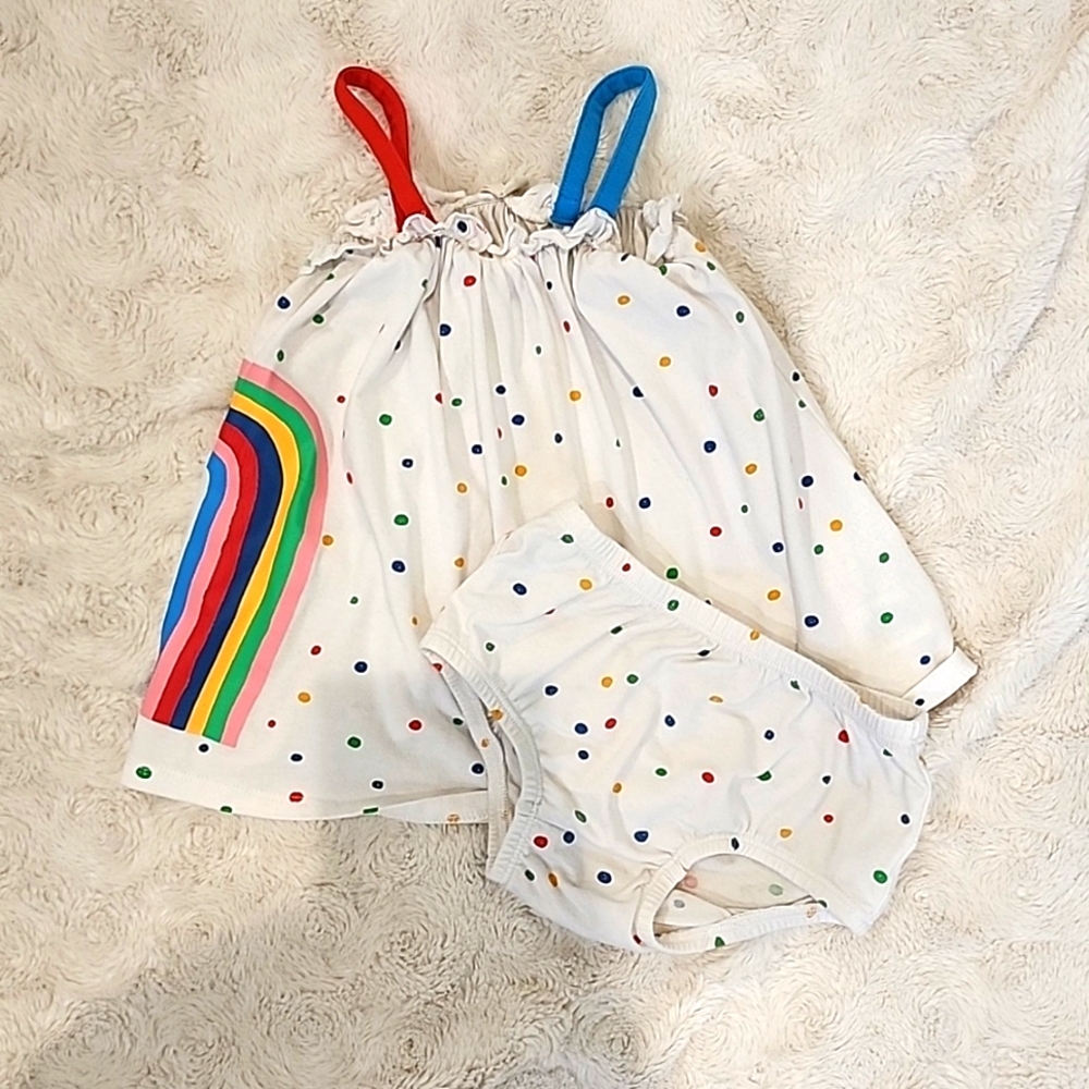 Tucker + Tate 12M Baby Girl Dress and Bloomers Set - So Soft!